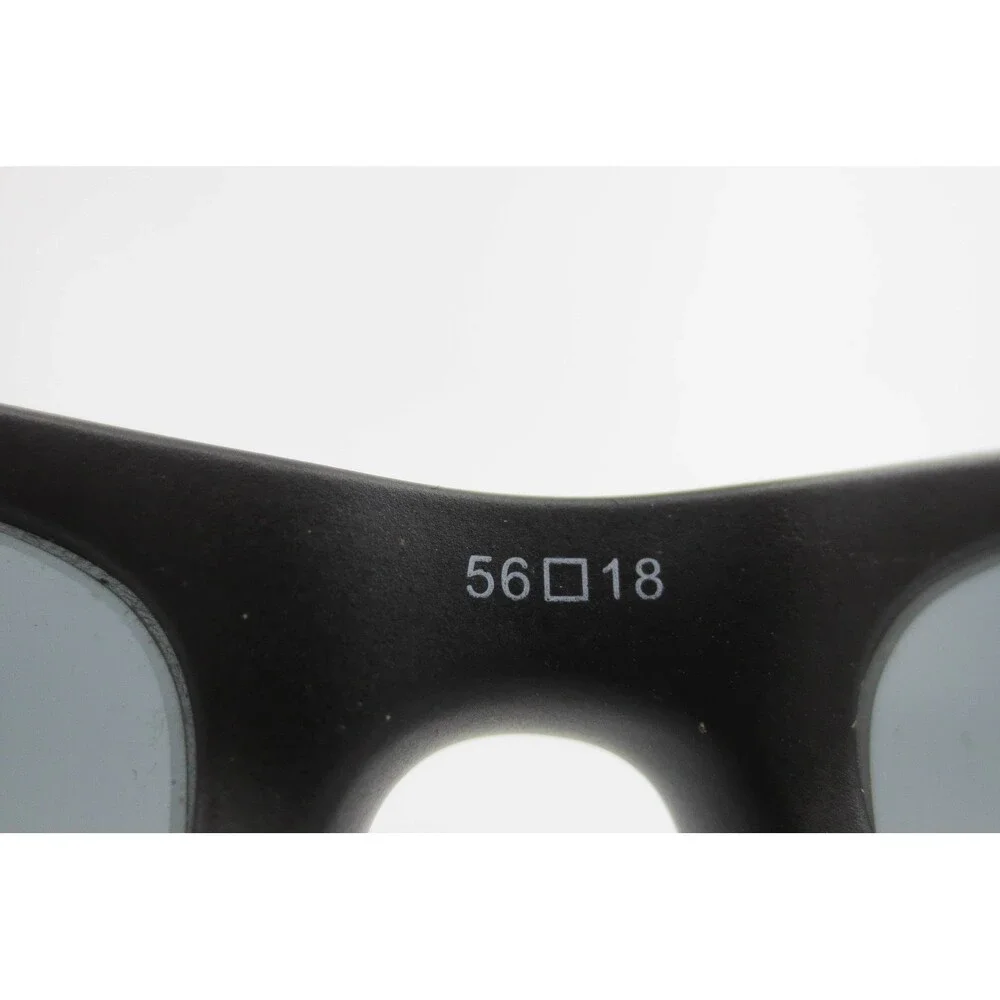 Matte Black Rectangular Eyeglass Frames MP 7101 BK 56-18-140 Mens Womens